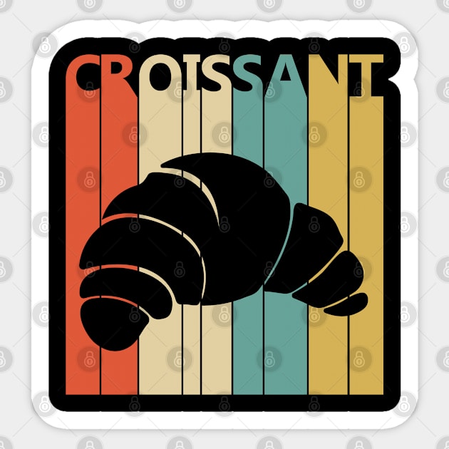 Vintage Croissant Sticker by GWENT